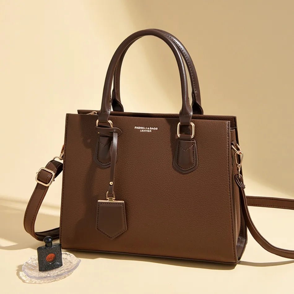 Luxury Women's Handbags 3 Layers Large Capacity Women Shoulder Bags Top Quality PU Leather Commute Crossbody Bags For Women Sac - Tara's Tiny Treasures
