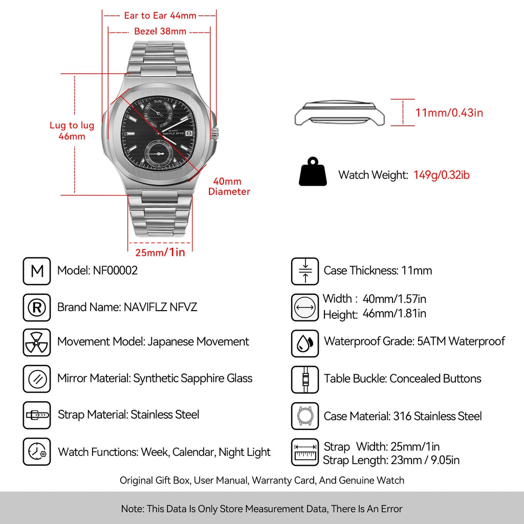 Men Watches TOP Luxury Brand Chronograph Sports Clock Men Quartz Stainless Steel Watch Male Business Wristwatch Waterproof - Tara's Tiny Treasures