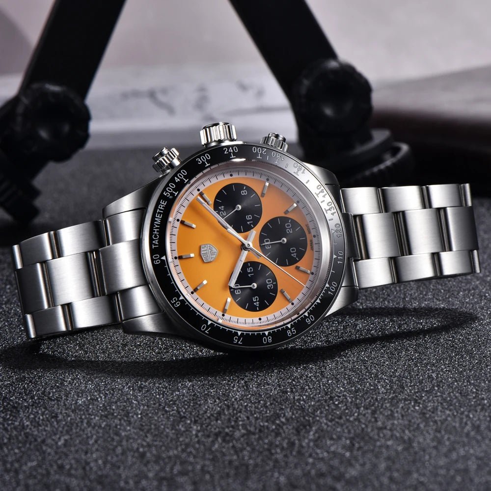 Men's Watch 2026 New RollsTimi Luxury Luminous Quartz Watches For Man Gift Waterproof Stainless Steel Chronograph Man Clocks - Tara's Tiny Treasures