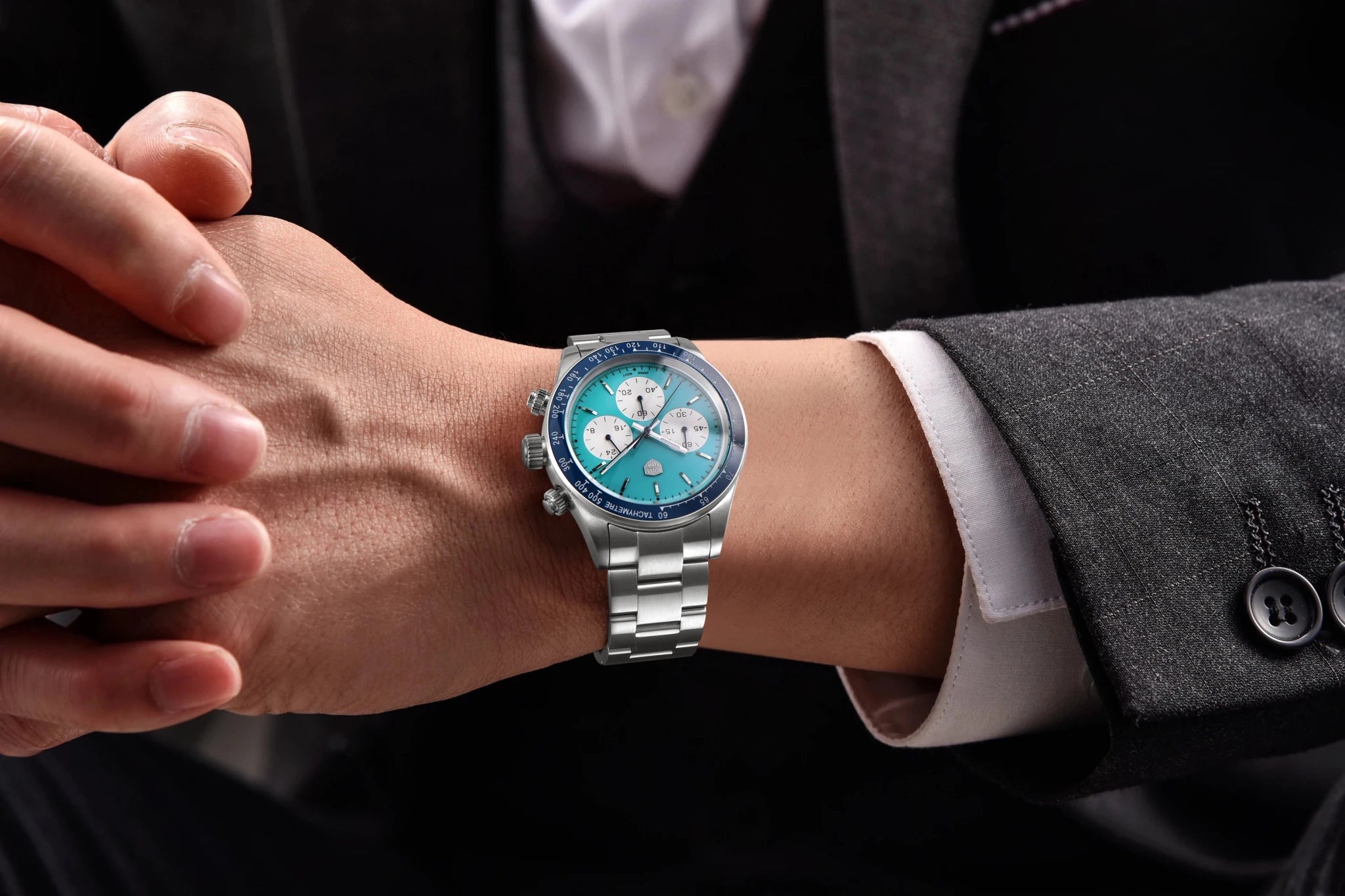 Men's Watch 2026 New RollsTimi Luxury Luminous Quartz Watches For Man Gift Waterproof Stainless Steel Chronograph Man Clocks - Tara's Tiny Treasures