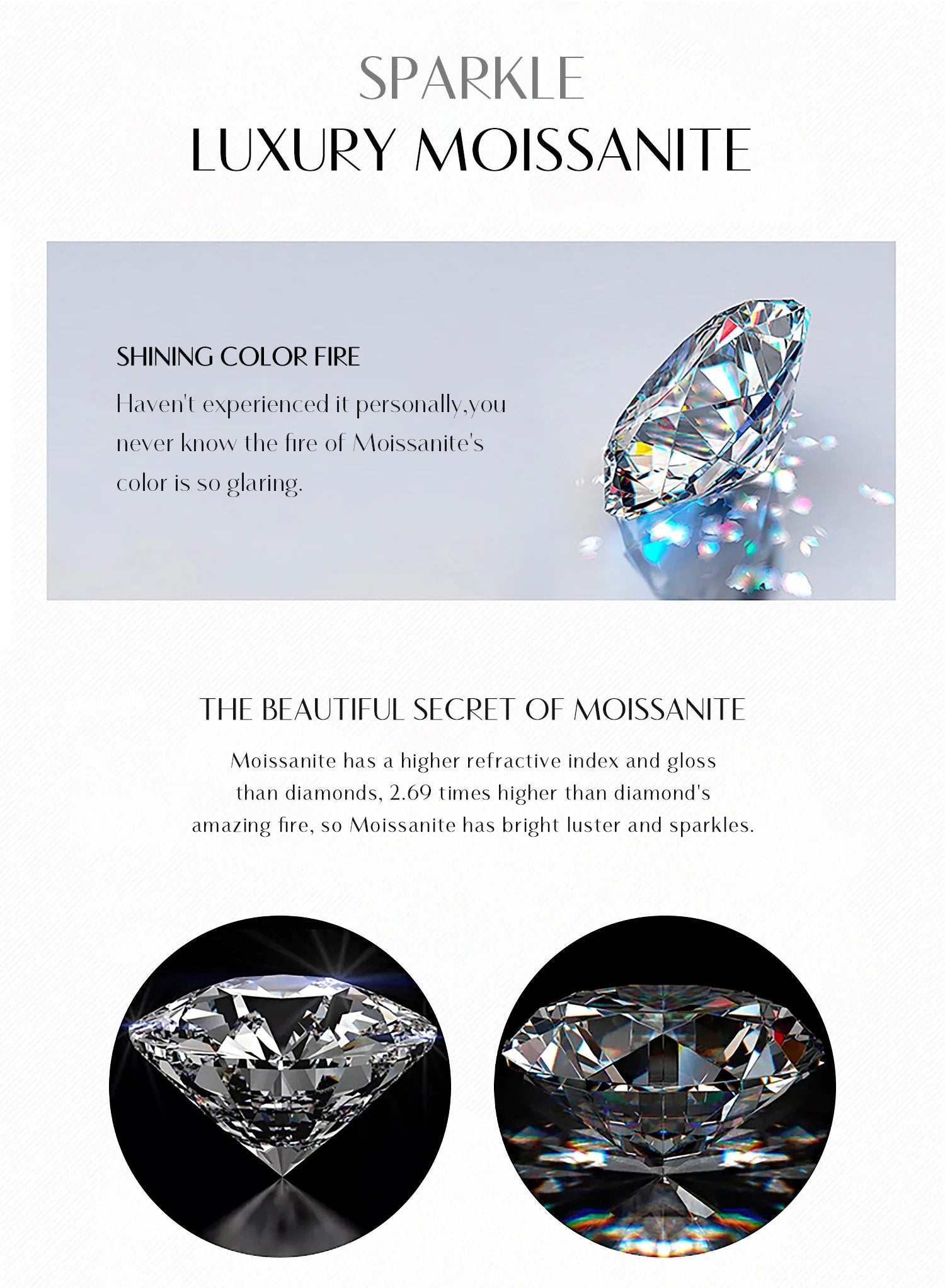 MODIAN D Color Moissanite Ring Delicate Square 925 Sterling Silver Lab Diamond Ring For Women Wedding Statement Jewelry - Tara's Tiny Treasures
