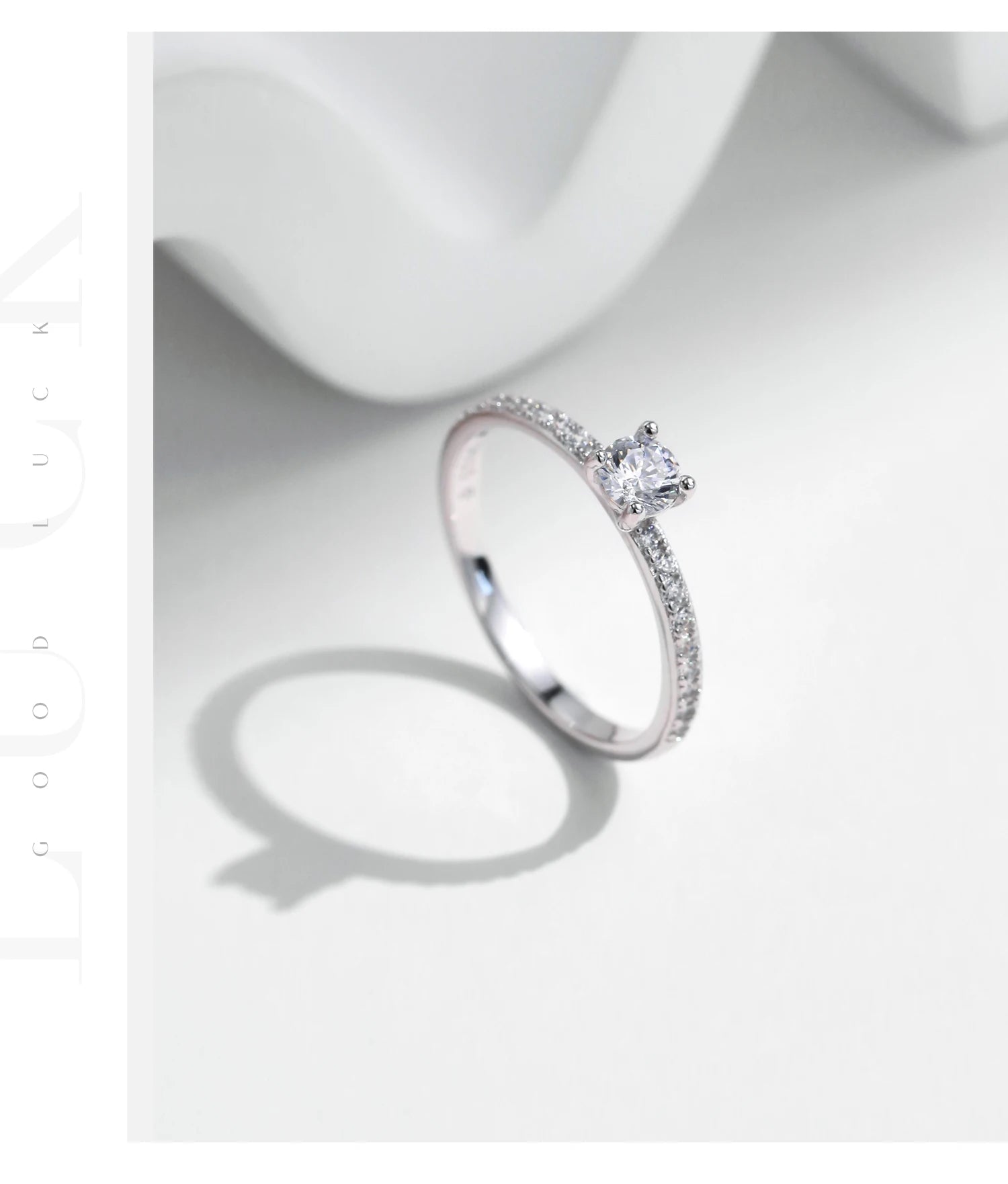 MODIAN D Color Moissanite Ring Delicate Square 925 Sterling Silver Lab Diamond Ring For Women Wedding Statement Jewelry - Tara's Tiny Treasures