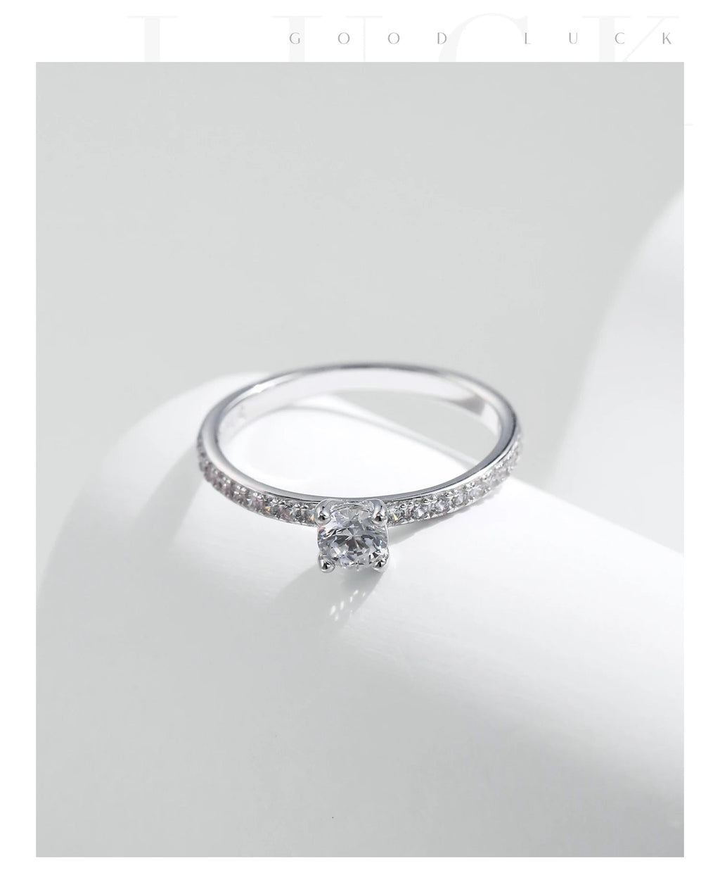 MODIAN D Color Moissanite Ring Delicate Square 925 Sterling Silver Lab Diamond Ring For Women Wedding Statement Jewelry - Tara's Tiny Treasures