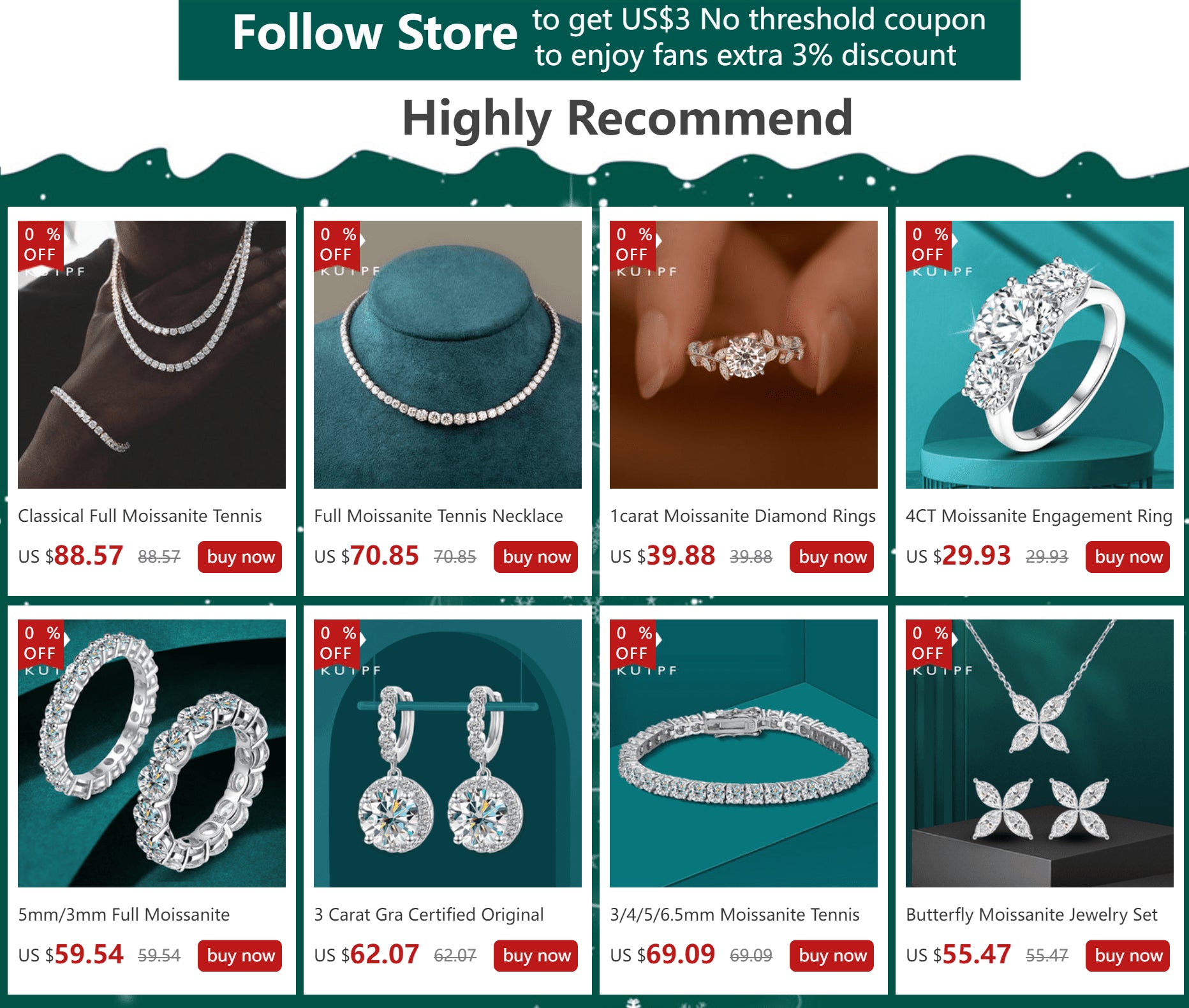 Moissanite Diamond Tennis Necklace with Certificate 3-5mm Size Gradient Diamond Riviera Necklace S925 Silver Choker for Women - Tara's Tiny Treasures