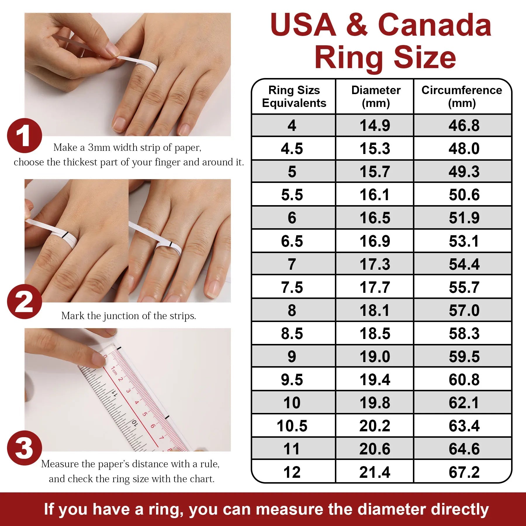 Moissanite Ring 925 Sterling Silver Original Certified 18K White Gold Plated 2ct Diamond Engagement Rings for Women Fine Jewelry - Tara's Tiny Treasures