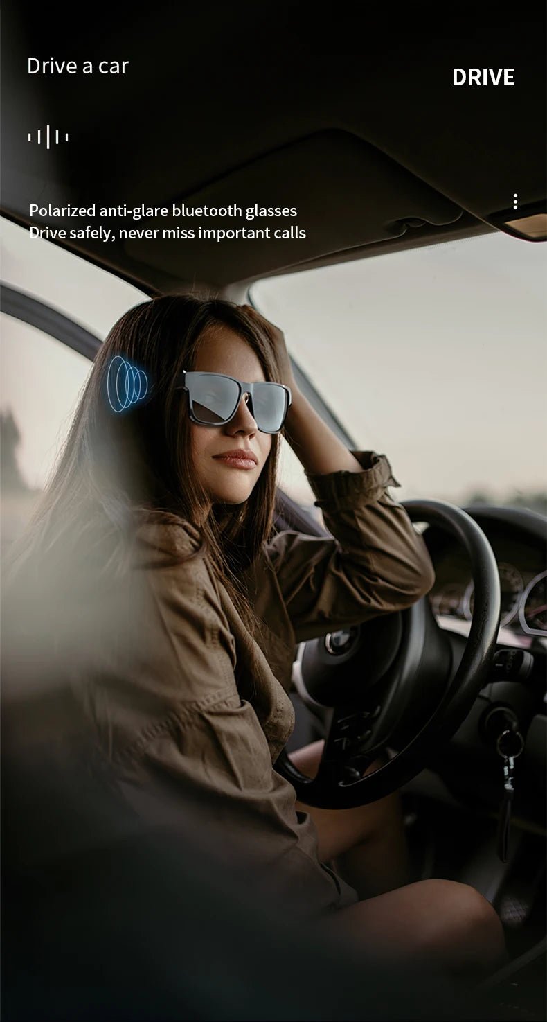 Monster Glasses Headset Wireless Bluetooth 5.0 Sunglasses Outdoor Sport earphone Calling Music Eyeglasses - Tara's Tiny Treasures