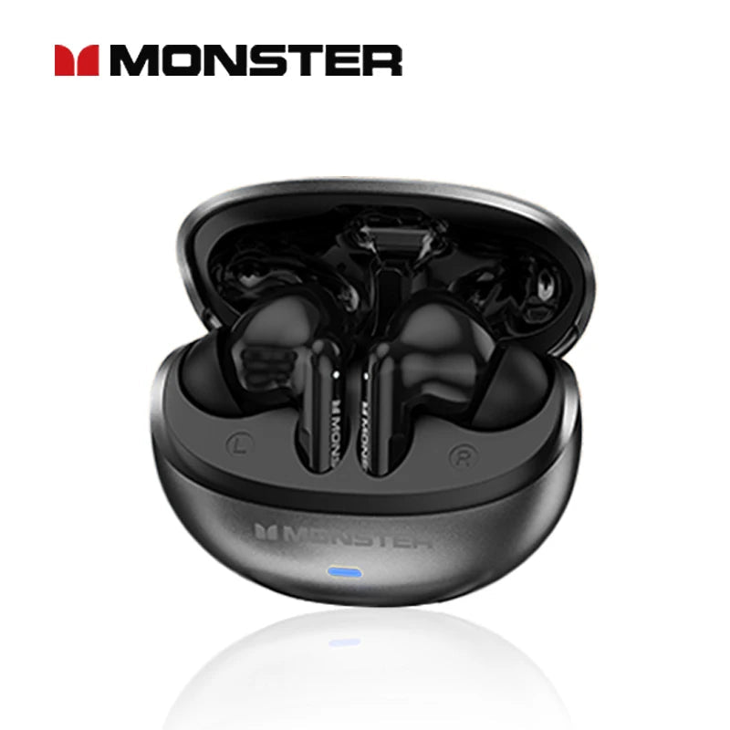 Monster MQT39 Earphones Wireless Bluetooth 6.0 TWS Noise Reduction Earbuds Gamer Sports Headset Hifi Stereo with Mic Headphones - Tara's Tiny Treasures