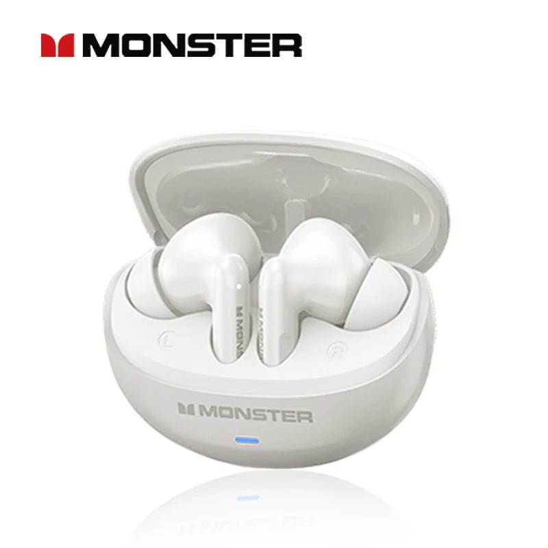 Monster MQT39 Earphones Wireless Bluetooth 6.0 TWS Noise Reduction Earbuds Gamer Sports Headset Hifi Stereo with Mic Headphones - Tara's Tiny Treasures