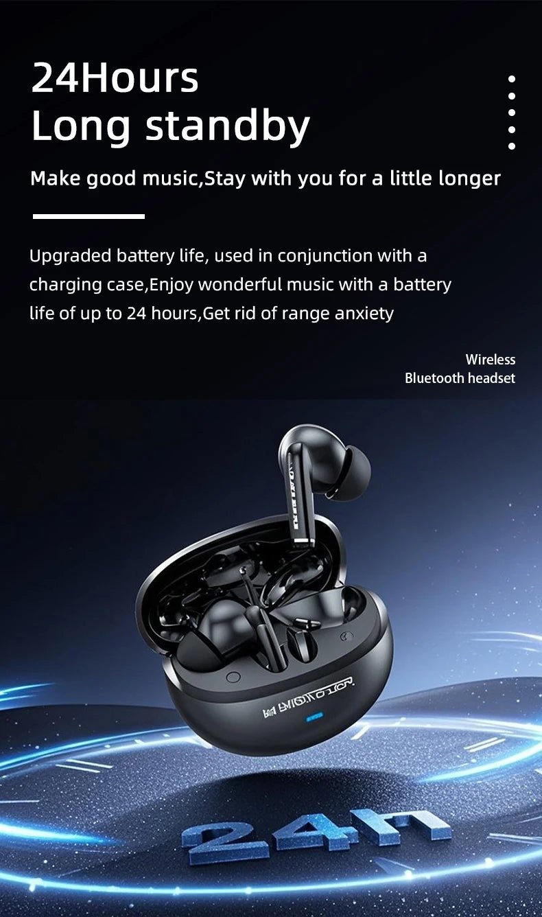Monster MQT39 Earphones Wireless Bluetooth 6.0 TWS Noise Reduction Earbuds Gamer Sports Headset Hifi Stereo with Mic Headphones - Tara's Tiny Treasures