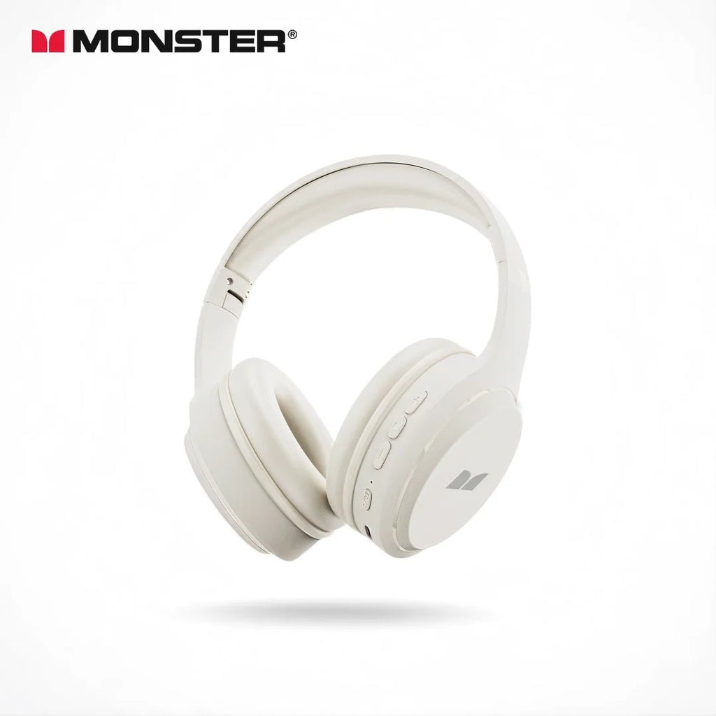 Monster N21 Bluetooth 6.0 Headphones Call Noise Reduction Headset Powerful Deep Bass Over-Ear Wireless Earphone with Microphone - Tara's Tiny Treasures