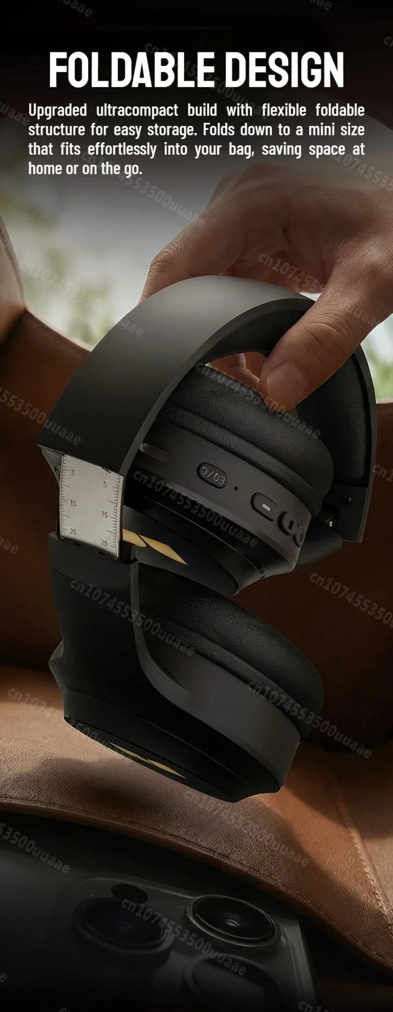 Monster N21 Bluetooth 6.0 Headphones Call Noise Reduction Headset Powerful Deep Bass Over-Ear Wireless Earphone with Microphone - Tara's Tiny Treasures