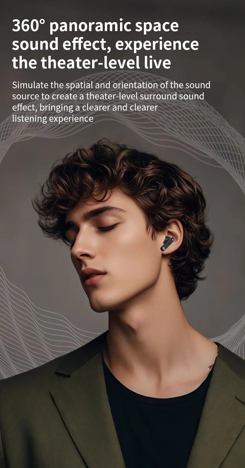 Monster Wireless Bluetooth Headphones with Bluetooth 5.4 Al Noise Cancelling Calls 360° Panoramic Space Sound Effect Headset - Tara's Tiny Treasures
