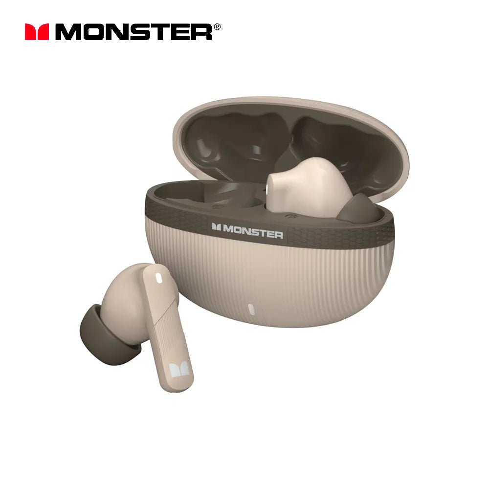 Monster Wireless Bluetooth Headphones with Bluetooth 5.4 Al Noise Cancelling Calls 360° Panoramic Space Sound Effect Headset - Tara's Tiny Treasures