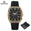 NAVIFORCE Men Quartz Watches Silicone Strap Multifunction Waterproof Wristwatches Chronograph Male Auto Date Clock Reloj Hombre - Tara's Tiny Treasures