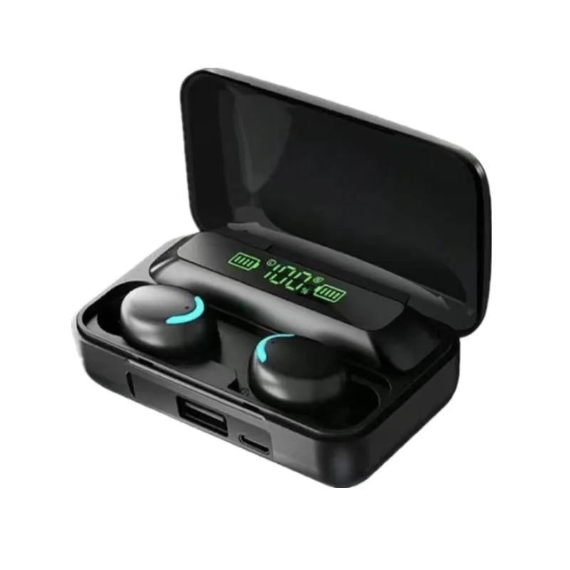 New Bluetooth Headphones 9D Stereo High Bass Sport Earphones Handfree Touch Control Tws Wireless Earbuds Waterproof Headset - Tara's Tiny Treasures