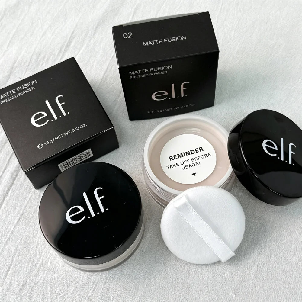 New ELF Blush Cream Lipstick Lip Gloss Oil-control Loose Powder Long-lasting Setting Delicate Powder Texture Makeup With Box - Tara's Tiny Treasures