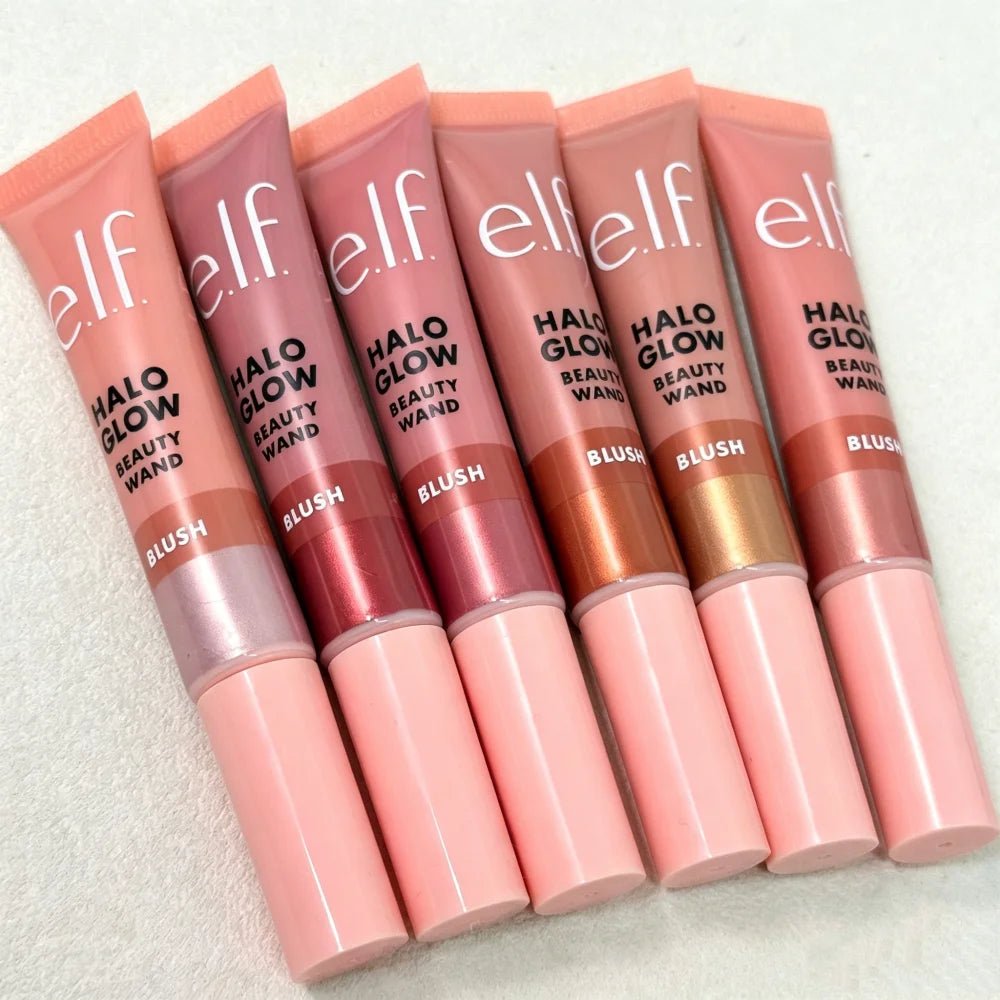 New ELF Blush Cream Lipstick Lip Gloss Oil-control Loose Powder Long-lasting Setting Delicate Powder Texture Makeup With Box - Tara's Tiny Treasures