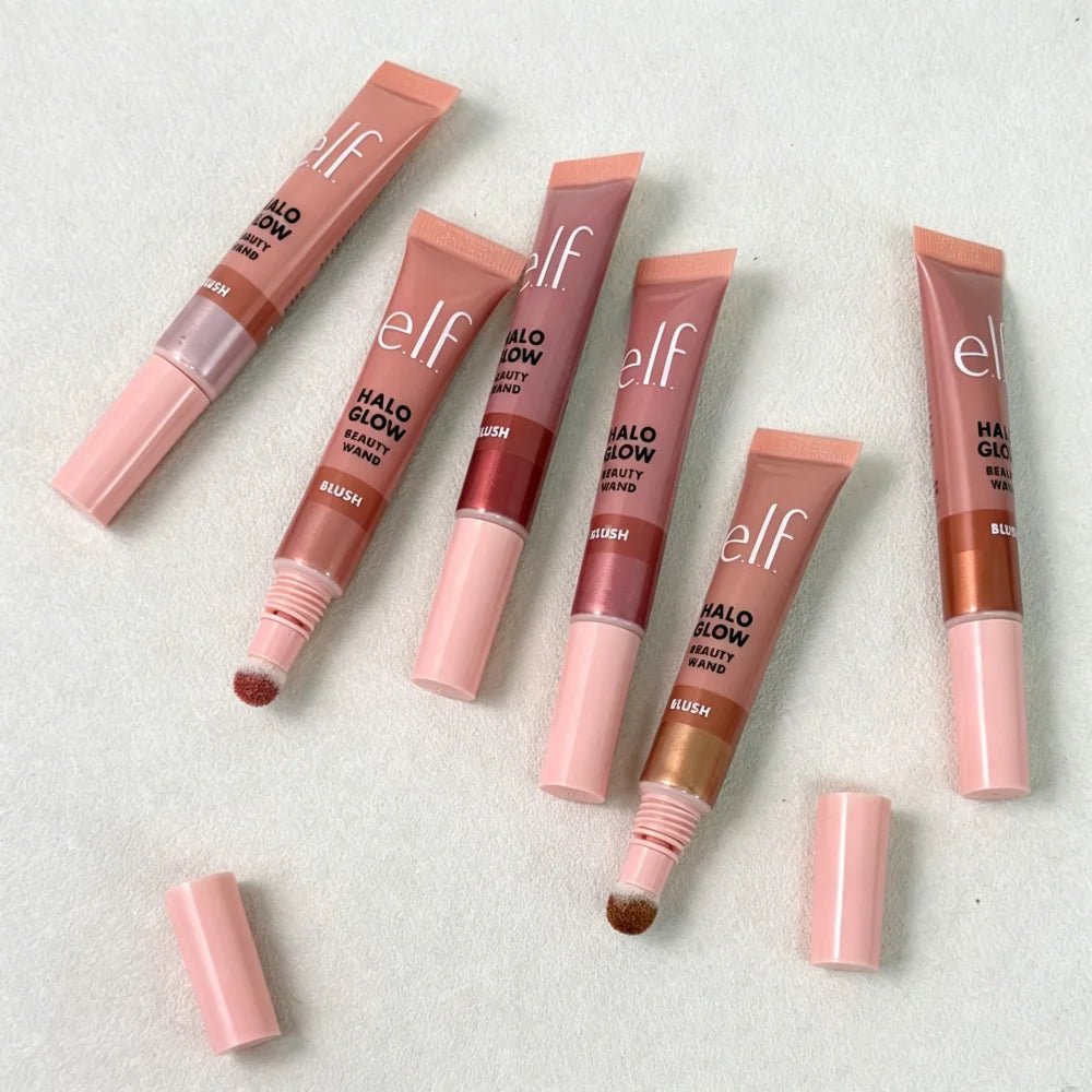 New ELF Blush Cream Lipstick Lip Gloss Oil-control Loose Powder Long-lasting Setting Delicate Powder Texture Makeup With Box - Tara's Tiny Treasures