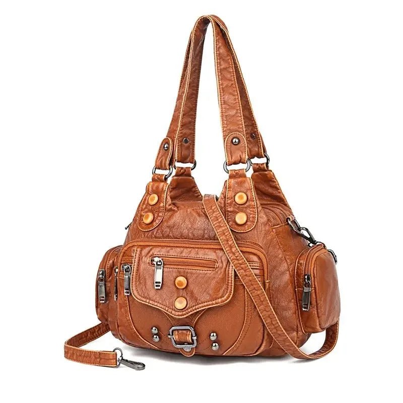 New Fashion High Quality Woman Messenger Bag Luxury Soft Leather Handbags Women's Bags Designer Famous Brand Women Shoulder Tote - Tara's Tiny Treasures