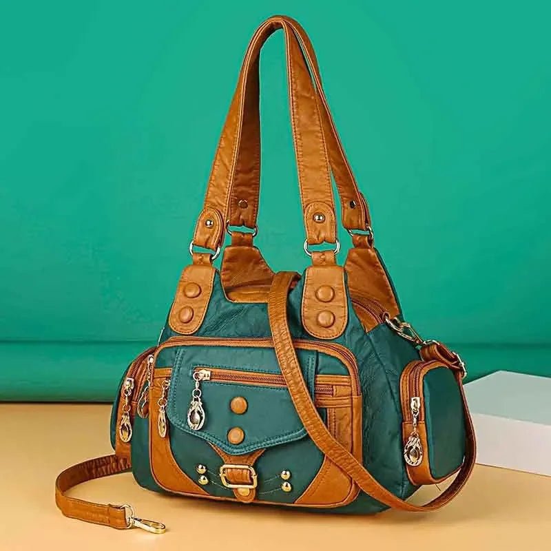 New Fashion High Quality Woman Messenger Bag Luxury Soft Leather Handbags Women's Bags Designer Famous Brand Women Shoulder Tote - Tara's Tiny Treasures