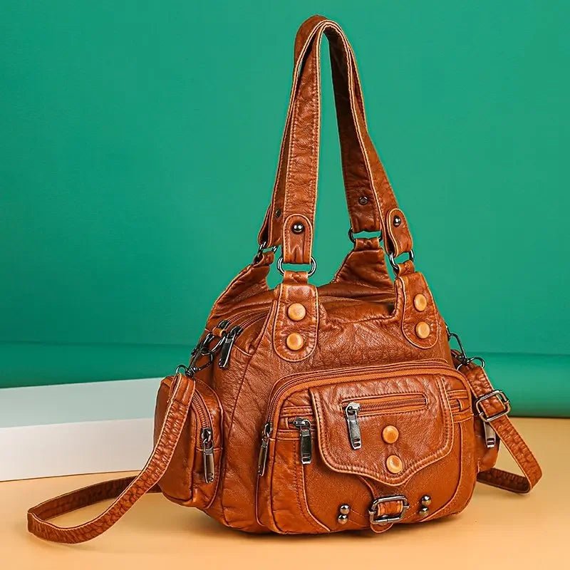 New Fashion High Quality Woman Messenger Bag Luxury Soft Leather Handbags Women's Bags Designer Famous Brand Women Shoulder Tote - Tara's Tiny Treasures