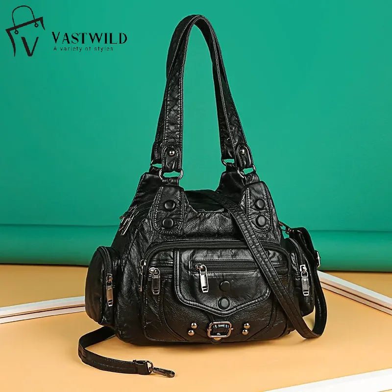 New Fashion High Quality Woman Messenger Bag Luxury Soft Leather Handbags Women's Bags Designer Famous Brand Women Shoulder Tote - Tara's Tiny Treasures