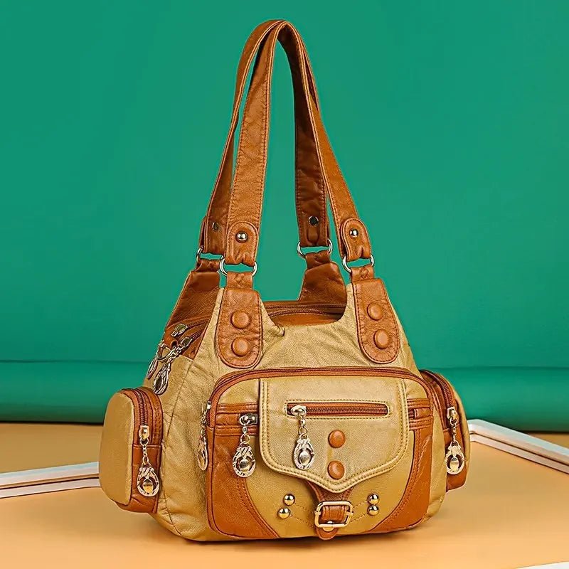 New Fashion High Quality Woman Messenger Bag Luxury Soft Leather Handbags Women's Bags Designer Famous Brand Women Shoulder Tote - Tara's Tiny Treasures
