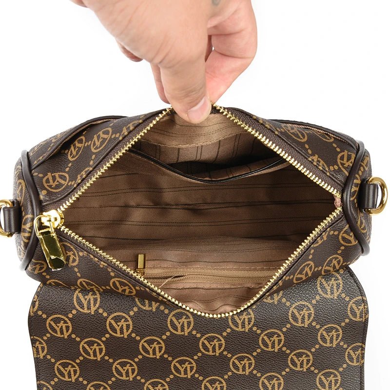 New Fashion Luxury Brand Women's Shoulder Bag High Quality Lady Crossbody Bag Round Women's Wallet Waterproof Women's Handbags - Tara's Tiny Treasures