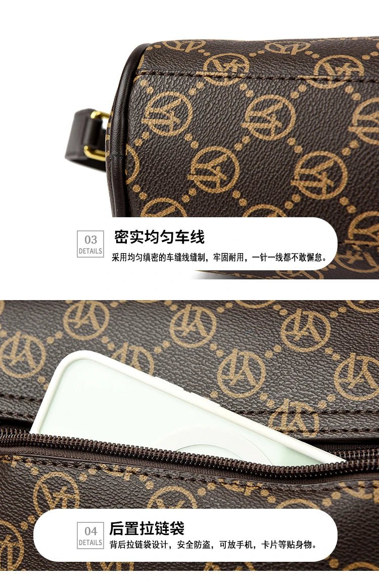 New Fashion Luxury Brand Women's Shoulder Bag High Quality Lady Crossbody Bag Round Women's Wallet Waterproof Women's Handbags - Tara's Tiny Treasures