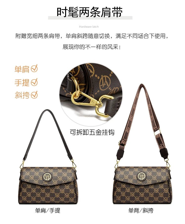 New Fashion Luxury Brand Women's Shoulder Bag High Quality Lady Crossbody Bag Round Women's Wallet Waterproof Women's Handbags - Tara's Tiny Treasures