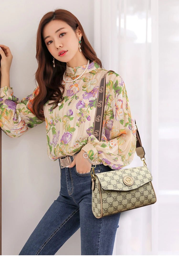 New Fashion Luxury Brand Women's Shoulder Bag High Quality Lady Crossbody Bag Round Women's Wallet Waterproof Women's Handbags - Tara's Tiny Treasures
