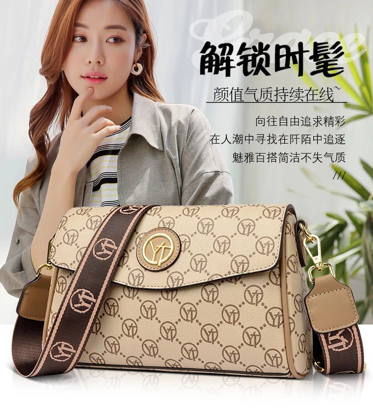 New Fashion Luxury Brand Women's Shoulder Bag High Quality Lady Crossbody Bag Round Women's Wallet Waterproof Women's Handbags - Tara's Tiny Treasures