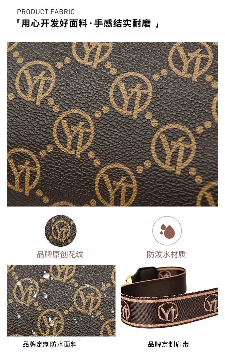 New Fashion Luxury Brand Women's Shoulder Bag High Quality Lady Crossbody Bag Round Women's Wallet Waterproof Women's Handbags - Tara's Tiny Treasures