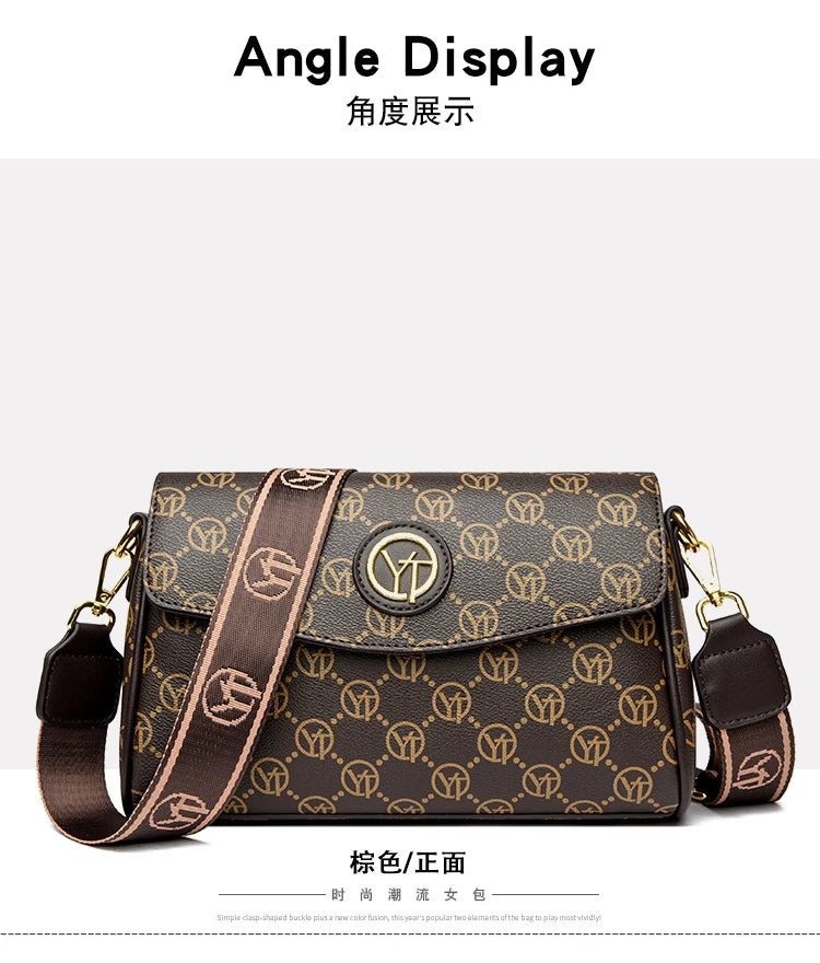 New Fashion Luxury Brand Women's Shoulder Bag High Quality Lady Crossbody Bag Round Women's Wallet Waterproof Women's Handbags - Tara's Tiny Treasures