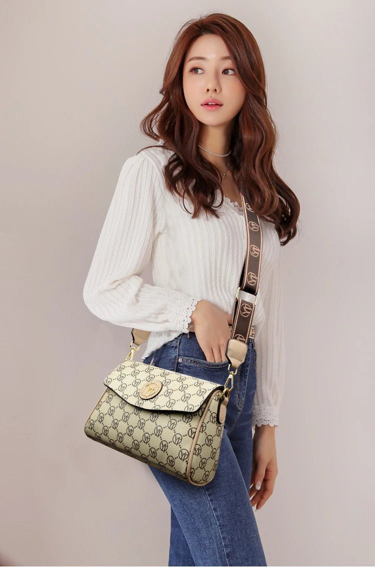 New Fashion Luxury Brand Women's Shoulder Bag High Quality Lady Crossbody Bag Round Women's Wallet Waterproof Women's Handbags - Tara's Tiny Treasures