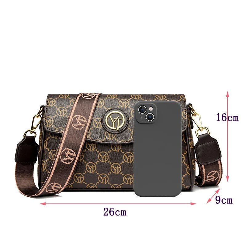 New Fashion Luxury Brand Women's Shoulder Bag High Quality Lady Crossbody Bag Round Women's Wallet Waterproof Women's Handbags - Tara's Tiny Treasures
