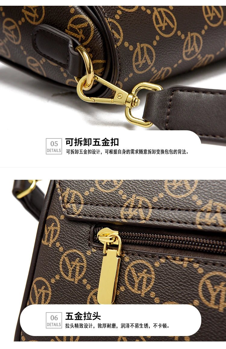 New Fashion Luxury Brand Women's Shoulder Bag High Quality Lady Crossbody Bag Round Women's Wallet Waterproof Women's Handbags - Tara's Tiny Treasures