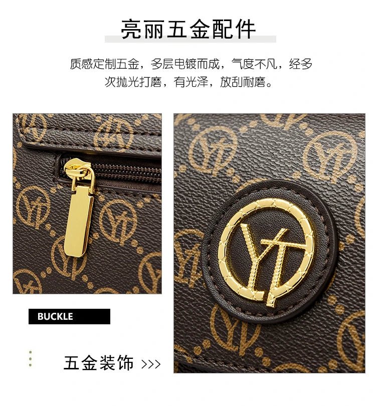 New Fashion Luxury Brand Women's Shoulder Bag High Quality Lady Crossbody Bag Round Women's Wallet Waterproof Women's Handbags - Tara's Tiny Treasures