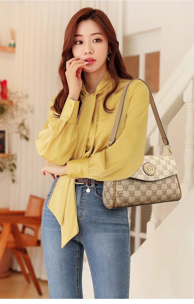 New Fashion Luxury Brand Women's Shoulder Bag High Quality Lady Crossbody Bag Round Women's Wallet Waterproof Women's Handbags - Tara's Tiny Treasures
