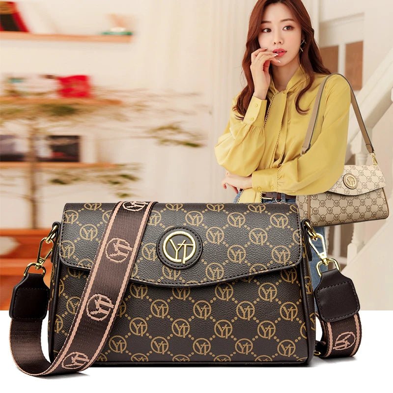 New Fashion Luxury Brand Women's Shoulder Bag High Quality Lady Crossbody Bag Round Women's Wallet Waterproof Women's Handbags - Tara's Tiny Treasures