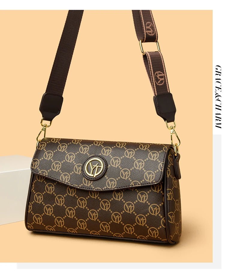 New Fashion Luxury Brand Women's Shoulder Bag High Quality Lady Crossbody Bag Round Women's Wallet Waterproof Women's Handbags - Tara's Tiny Treasures