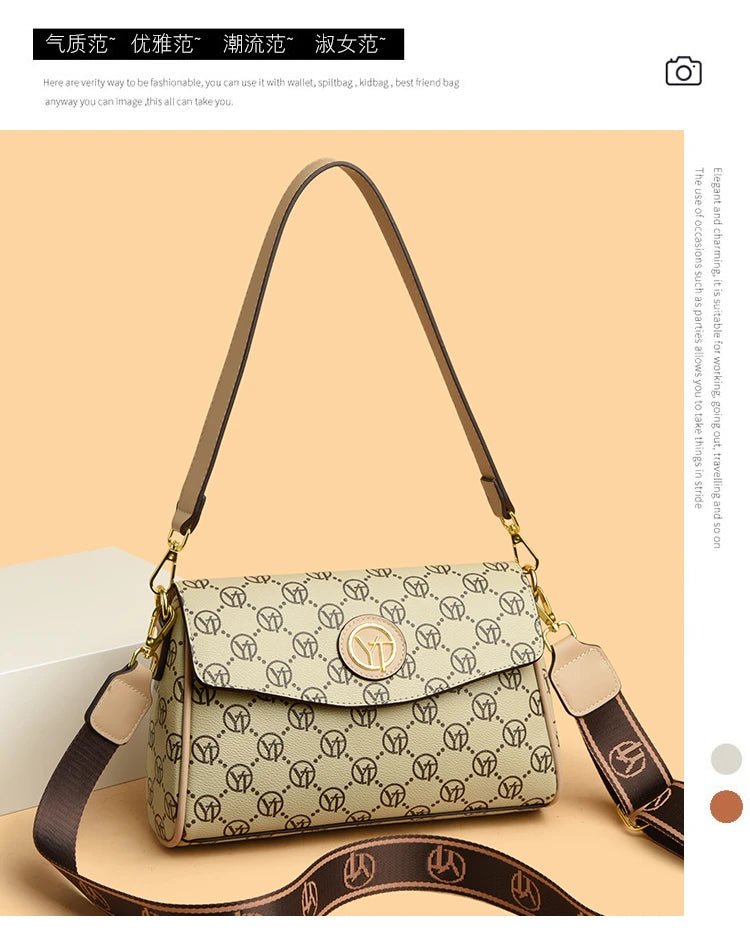 New Fashion Luxury Brand Women's Shoulder Bag High Quality Lady Crossbody Bag Round Women's Wallet Waterproof Women's Handbags - Tara's Tiny Treasures