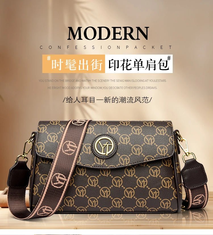 New Fashion Luxury Brand Women's Shoulder Bag High Quality Lady Crossbody Bag Round Women's Wallet Waterproof Women's Handbags - Tara's Tiny Treasures
