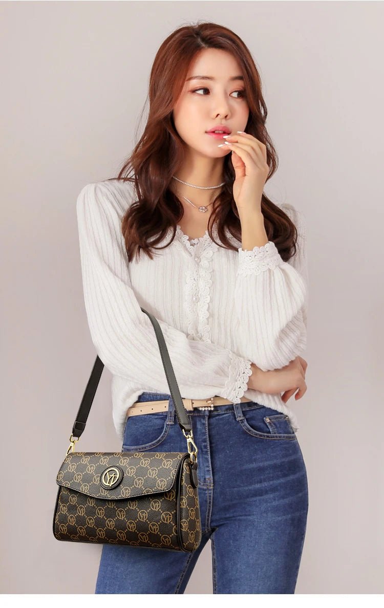 New Fashion Luxury Brand Women's Shoulder Bag High Quality Lady Crossbody Bag Round Women's Wallet Waterproof Women's Handbags - Tara's Tiny Treasures