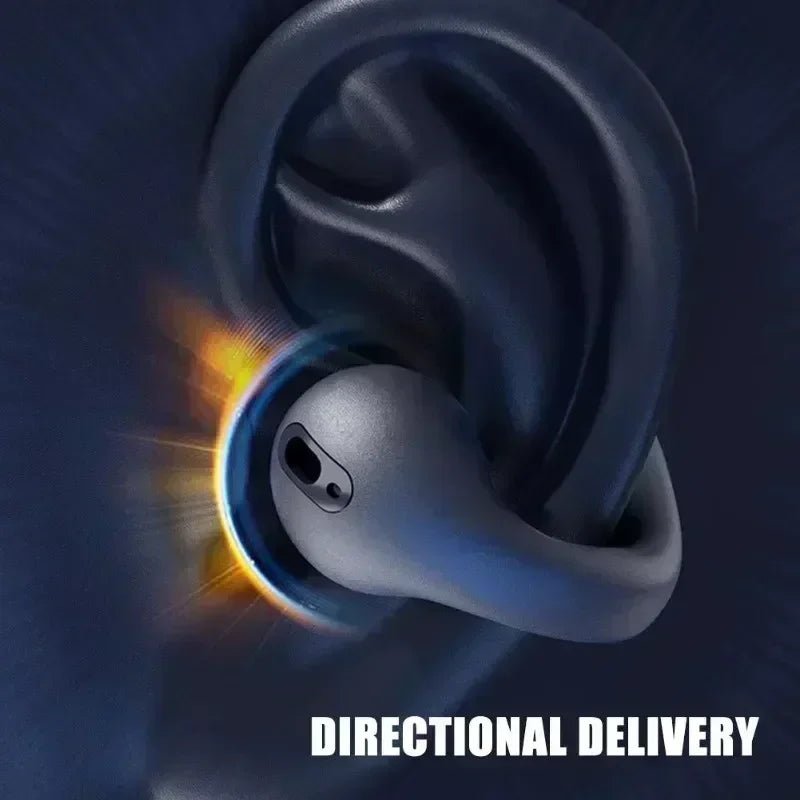 New Original T75 Bone Conduction Wireless Bluetooth 5.3 Headphones Sports Earphones HiFi Sound Quality Waterproof TWS Headset - Tara's Tiny Treasures