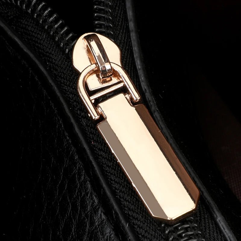 New Trendy Casual Soft PU Women's Handbags Solid Color Large Capacity Female Shoulder Bags Retro Tote Bags For Commute Shopping - Tara's Tiny Treasures