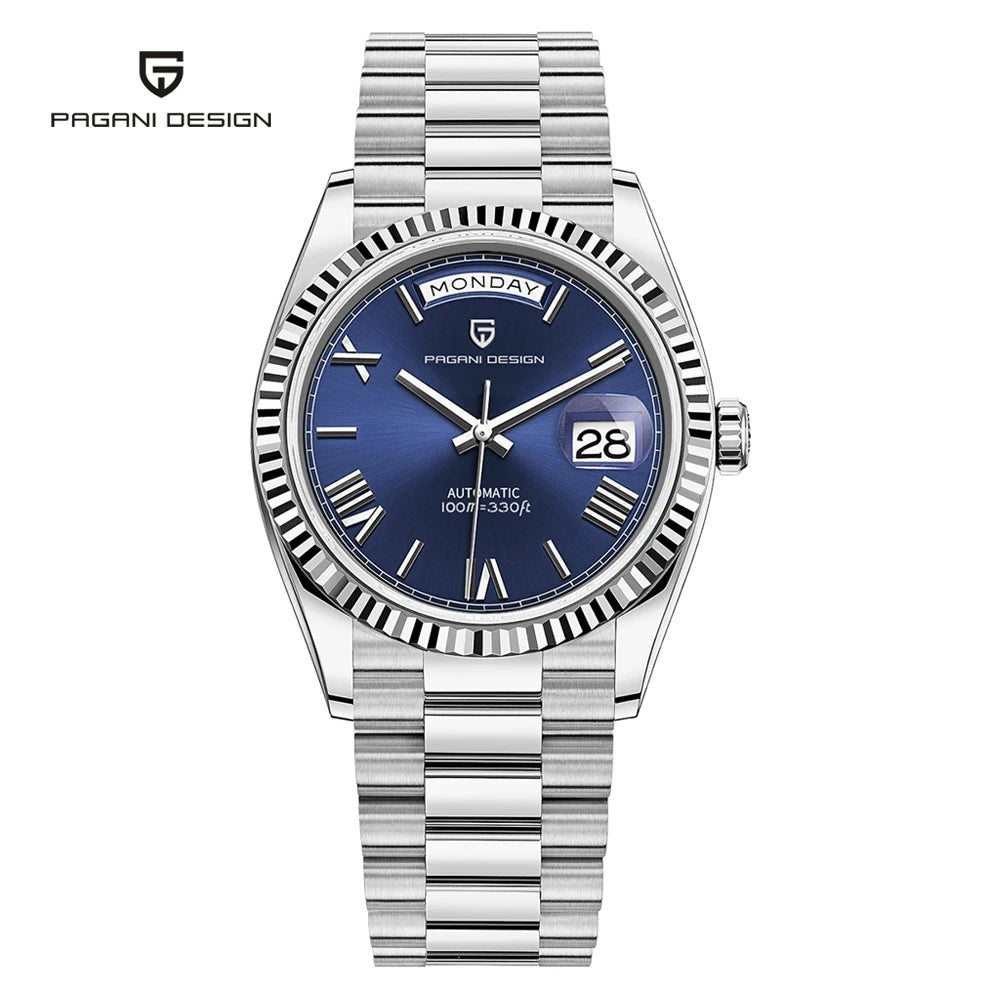 New Watch man PAGANI DESIGN D36 gold Rose Luxury automatic mechanical waterproof glass Sapphire AR stainless steel Date gift Man - Tara's Tiny Treasures