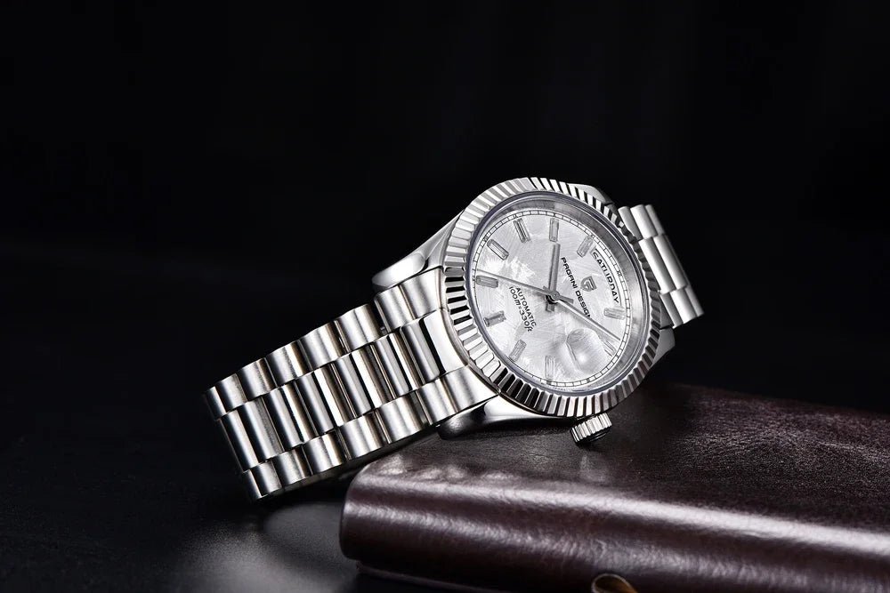 New Watch man PAGANI DESIGN D36 gold Rose Luxury automatic mechanical waterproof glass Sapphire AR stainless steel Date gift Man - Tara's Tiny Treasures