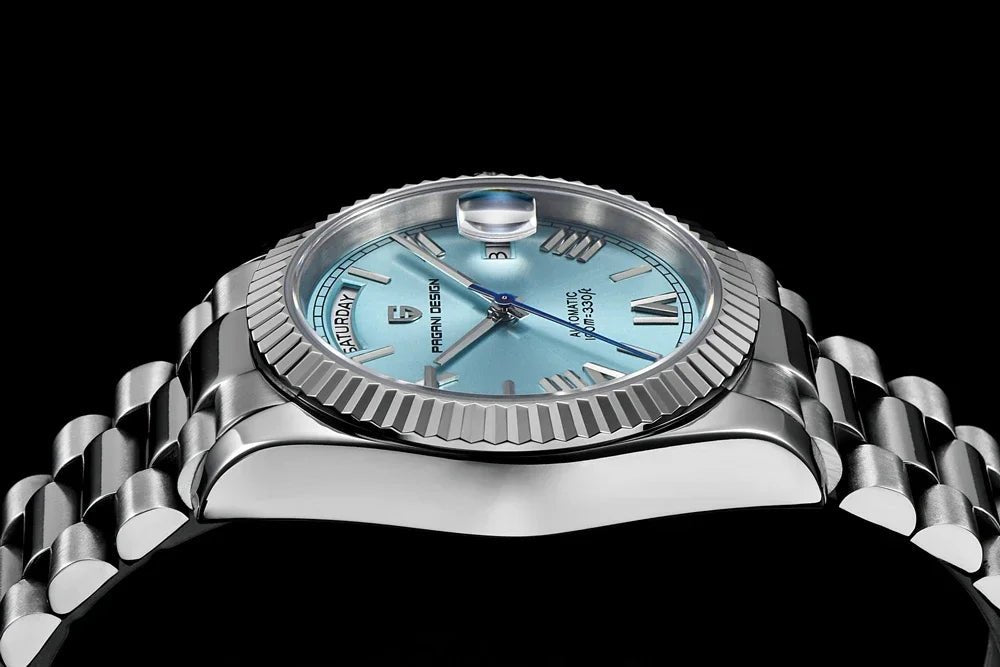New Watch man PAGANI DESIGN D36 gold Rose Luxury automatic mechanical waterproof glass Sapphire AR stainless steel Date gift Man - Tara's Tiny Treasures