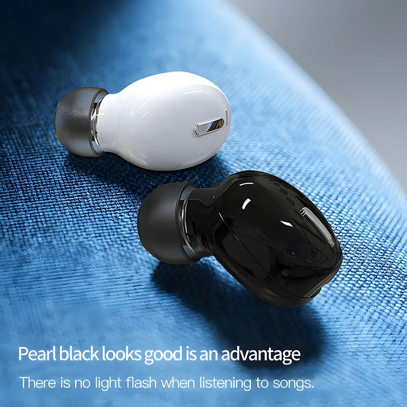 New Wireless Earphones Bluetooth 5.0 Headphones With Mic in-Ear Sports Waterproof TWS Earbuds Bluetooth Handsfree Single Headset - Tara's Tiny Treasures
